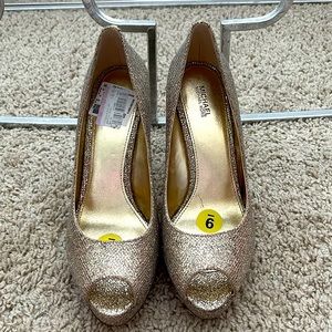 Michael Kors sparkles platform heels
